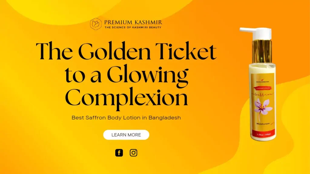 Read more about the article Best Saffron Body Lotion: The Golden Ticket to a Glowing Complexion